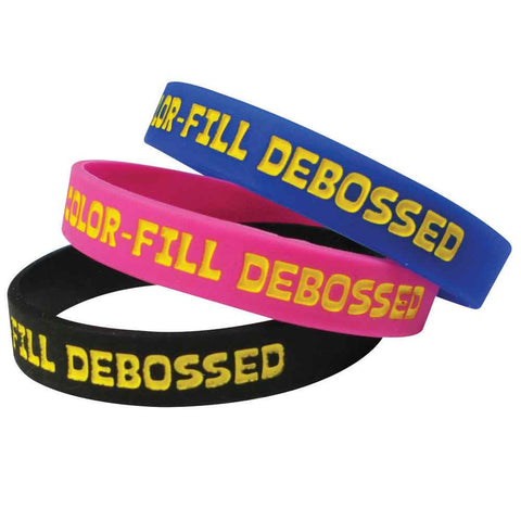 Rubber Bracelets for Business, Fundraising, Cause/Events. 100% silicone  rubber bracelets. Custom make your own rubber bracelets School, Sports  Team, Celebrations, Personal