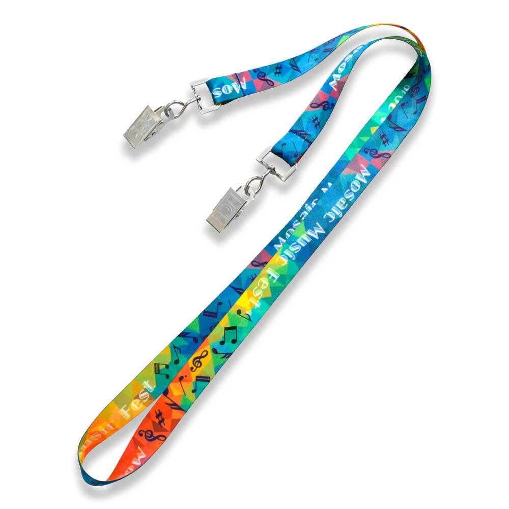 1/2 Dye-Sublimated Lanyards - Full Color and Full of Spirit!